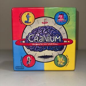 Cranium Board Game Family Night Fun Metal Tin Edition Team Competition Play